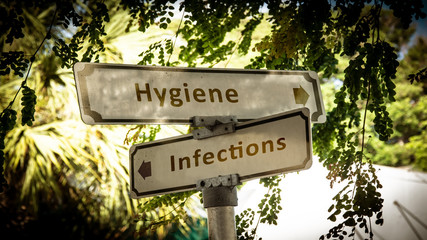 Street Sign to Hygiene versus Infections