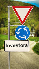 Street Sign to Investors