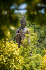 thai Buddha image in forest