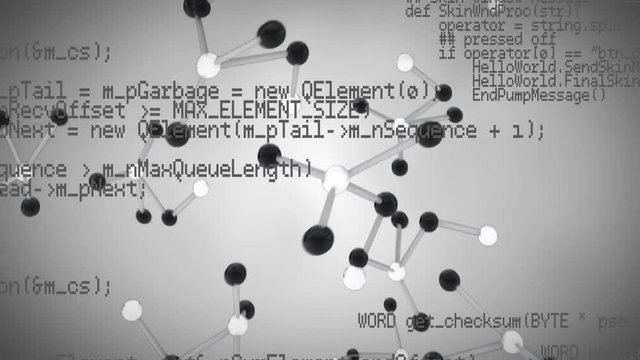 Program codes and molecule models