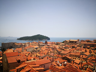 Dubrovnik old town and island