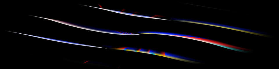 Digital Art, panoramic abstract three-dimensional objects with soft lighting, Germany