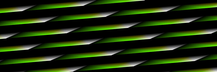 Digital Art, panoramic abstract three-dimensional objects with soft lighting, Germany