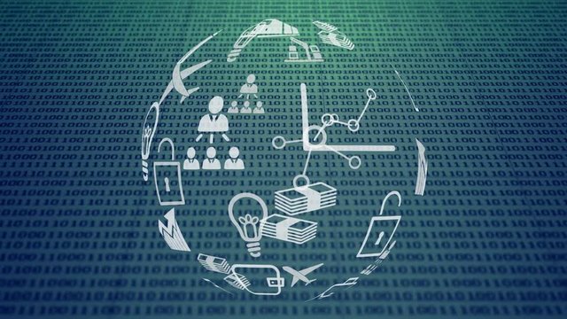 Application icons and binary codes