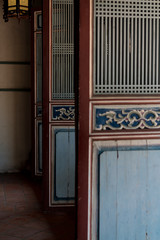 Old chinese style door in Tainan