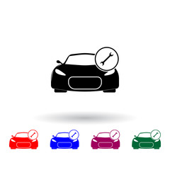 auto service multi color icon. Elements of cars service and repair parts set. Simple icon for websites, web design, mobile app, info graphics