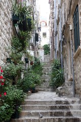 Fototapeta na wymiar Street in Dubrovnik