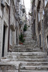 Fototapeta na wymiar Street in Dubrovnik