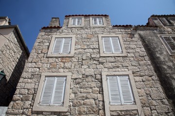 Fototapeta na wymiar Old historic house in Orebic, Croatia
