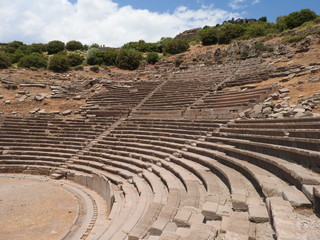 ancient amphitheatre in turkey