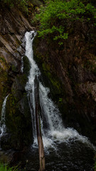 waterfall in deep forest