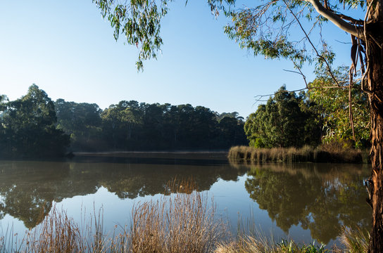 Ruffey Lake Park in Doncaster in Melbourne, Australia