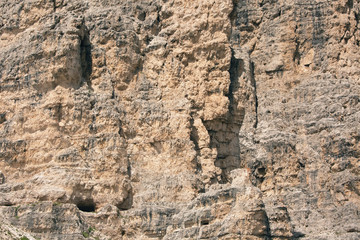 Rocky wall, natural outdoor background