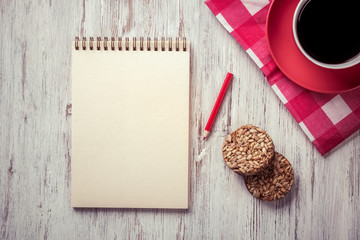 Coffee break with cookies