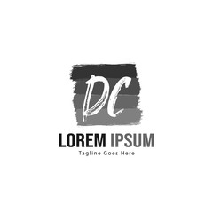 DC Letter Logo Design. Creative Modern DC Letters Icon Illustration