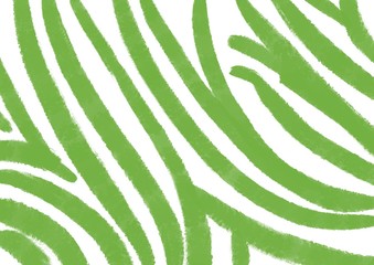 hand drawn green stripes abstract background