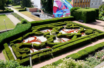 Schlossgarten Saarbrücken - obrazy, fototapety, plakaty