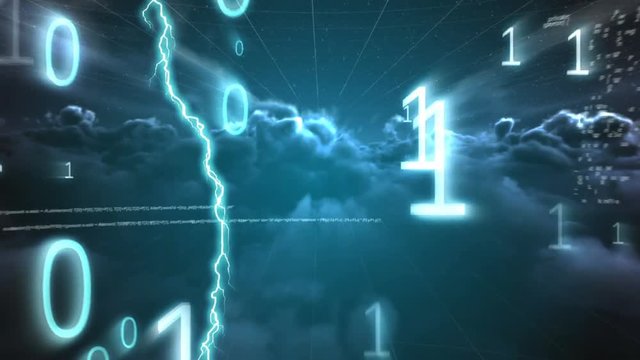 Binary codes and lightning in the clouds