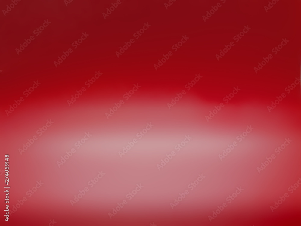 Leinwandbilder Red gradient light studio background used as display your products montage design backdrop