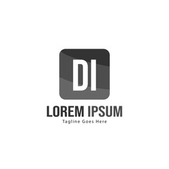 DI Letter Logo Design. Creative Modern DI Letters Icon Illustration