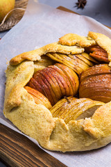 Simple autumn baking with apples and cinnamon