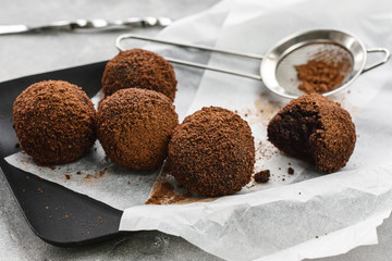 rum chocolate balls.