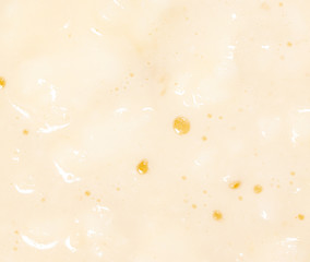 White dough as an abstract background