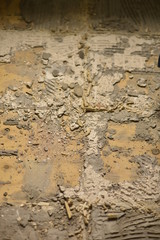 Old plaster floor