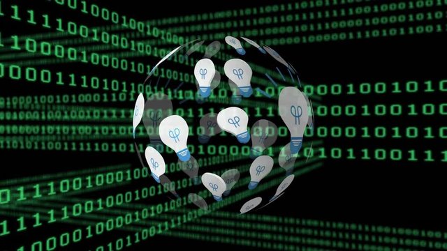 Light bulbs and binary codes