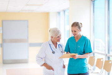 Doctor and nurse in hospital