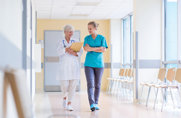 Doctor and nurse in hospital