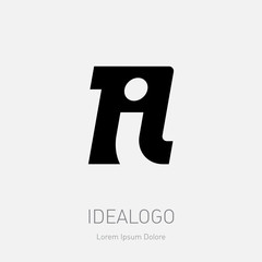 N and I initial logo. NI initial monogram logotype. IN - Vector design element or icon.