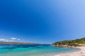 Fototapeta na wymiar Beaches from South of Corsica, France