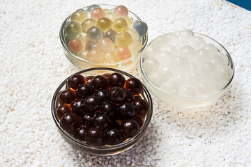 タピオカパール　Tapioca Pearl and Tapioca Bubble