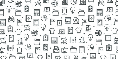 MODERN BUSINESS SEAMLESS PATTERN