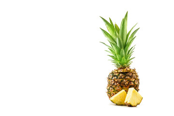 Ripe fresh pineapple