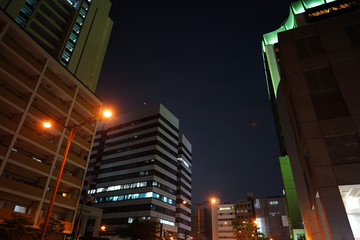 Fototapeta na wymiar City Landscape in Osaka / 天王寺・新世界周辺