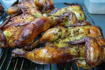  delicious roasted chicken with herbs thai food