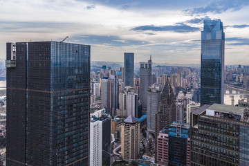 Obraz na płótnie Canvas skyscrapers in chongqing city, china.