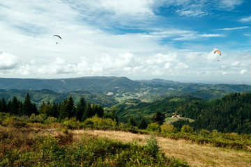 Gleitschirmfliegen im Schwarzwald