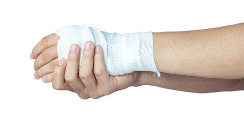 Wounds at the wrist,bandages a hand wound pain medicine
