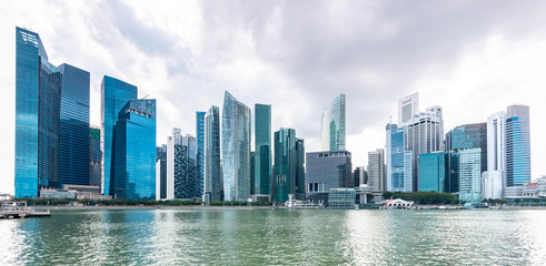 View of modern buildings in Singapore