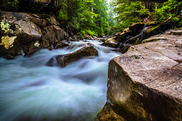 Beautiful Sunset Hike to Franklin Falls in Washington