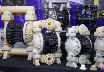 Various size of industrial plastic diaphragm pump for gas and liquid