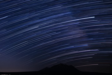 星の軌跡 / 微速度撮影