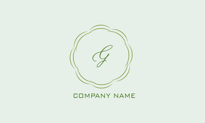 Magnificent brand with calligraphy letter. Branding styles of classic style. Vector illustration.