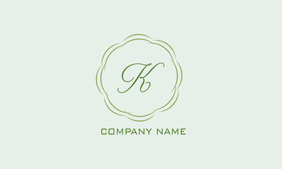 Magnificent brand with calligraphy letter. Branding styles of classic style. Vector illustration.