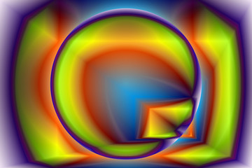 Digital Art, abstract three-dimensional objects with soft lighting, Germany