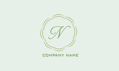 Magnificent brand with calligraphy letter. Branding styles of classic style. Vector illustration.