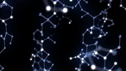 Molecular structure abstract background